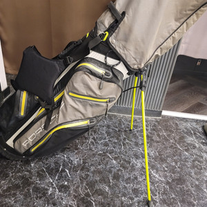 포르쉐 Porsche 골프백 형광연두 스탠드백 저렴판매