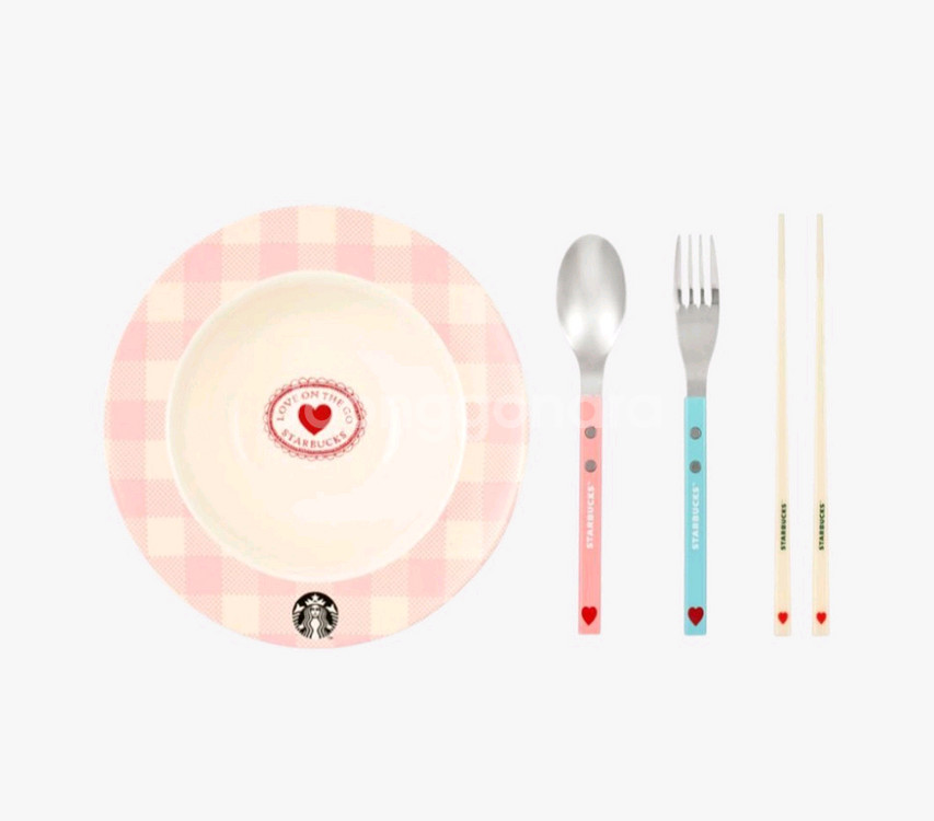 스타벅스 디어러브 볼 앤 커트러리 세트 (새상품)--0