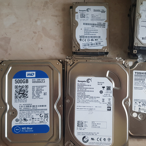 500GB 하드디스크 3개 세트