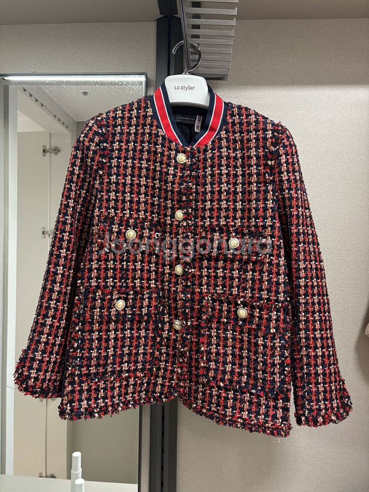 자라 우먼 트위드 자켓--0