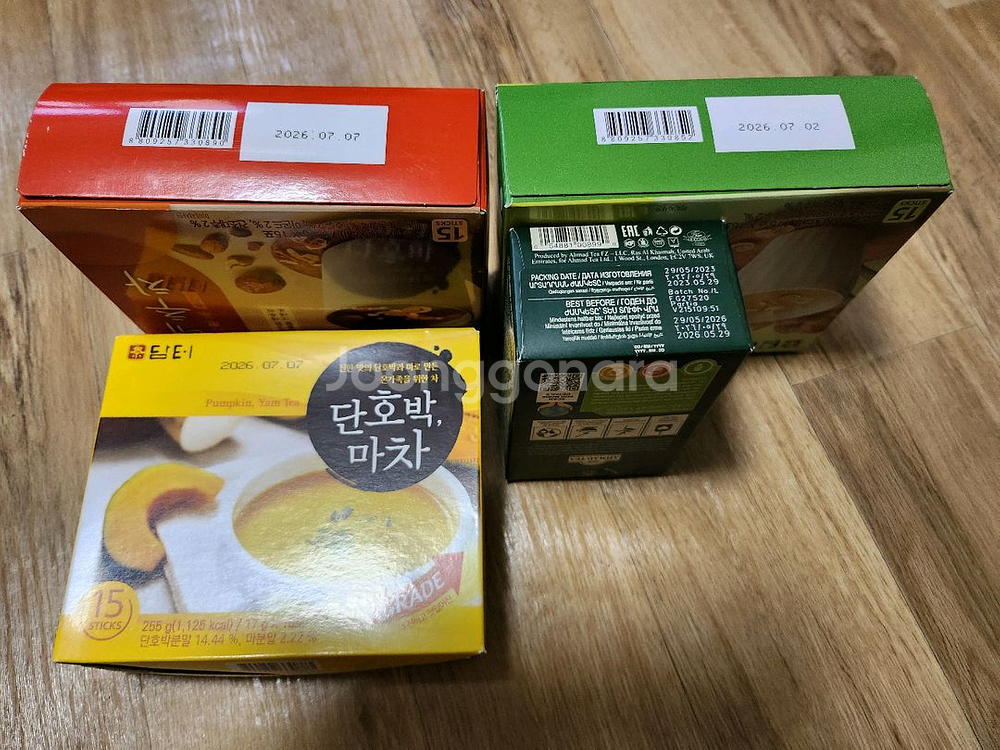 담터 생강차,대추차,단호박마차,아마드티--2