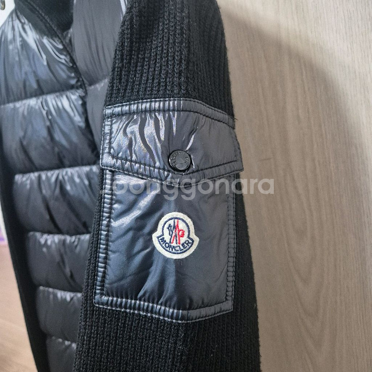 [s]몽클레어 트리콧 울패딩가디건--3