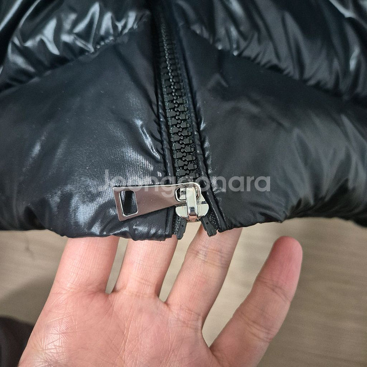 [s]몽클레어 트리콧 울패딩가디건--5