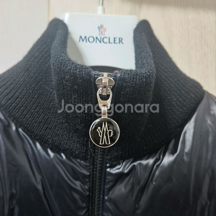 [s]몽클레어 트리콧 울패딩가디건--2