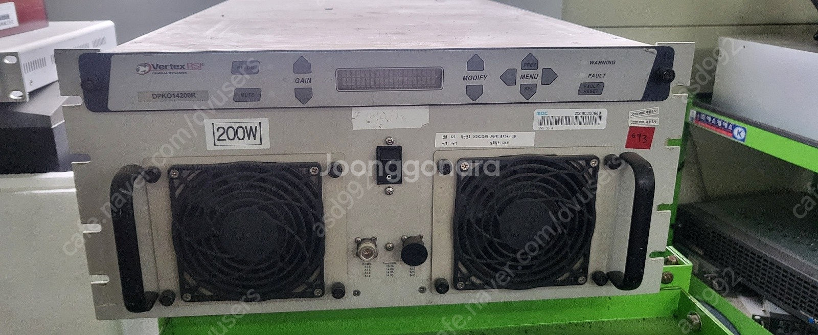 vertex RSI DPKO14200R SNG SSPA antenna controller--0