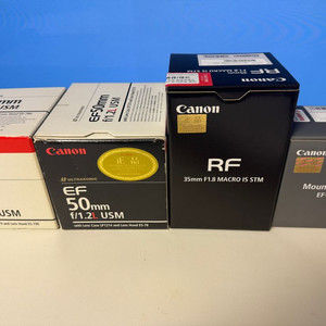 캐논 EF85mm F1.2 L II USM,EF50mm F1.2 L USM 외 팝니다