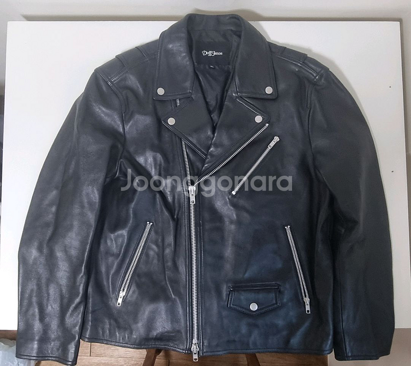 도프제이슨 라이더자켓 양가죽 램스킨 사이즈XL--0