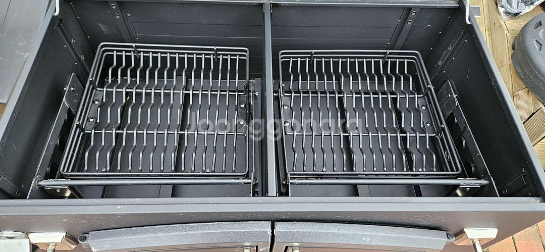 듀로 듀얼 존 차콜 대형 야외 바베큐 그릴--0