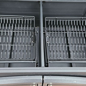 듀로 듀얼 존 차콜 대형 야외 바베큐 그릴