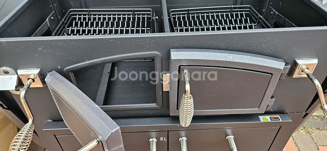 듀로 듀얼 존 차콜 대형 야외 바베큐 그릴--2