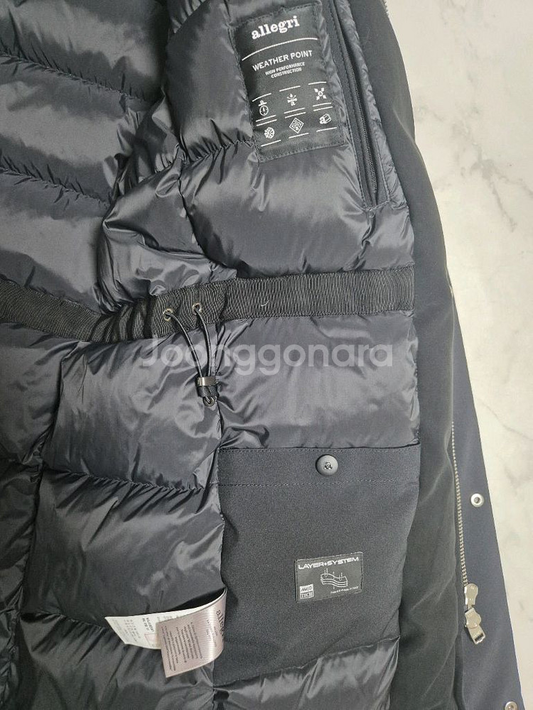 알레그리 폭스퍼 150 롱패딩 52사이즈--6