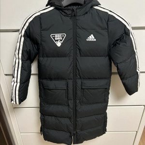 아디다스키즈 오리털 롱패딩 130