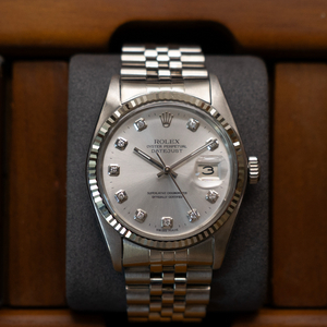 롤렉스 데이저스트 16014 실버 다이아 시계