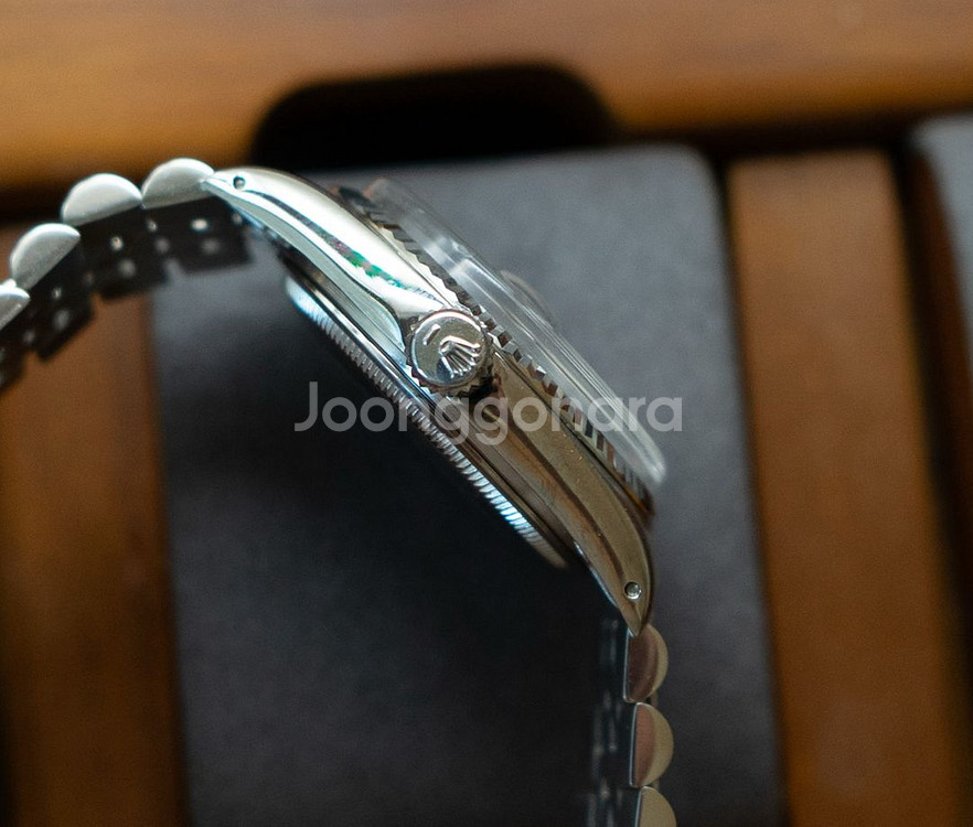 롤렉스 데이저스트 16014 실버 다이아 시계--2