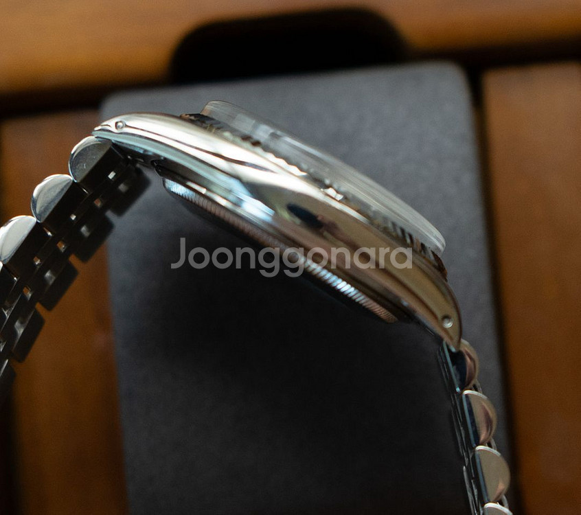 롤렉스 데이저스트 16014 실버 다이아 시계--3