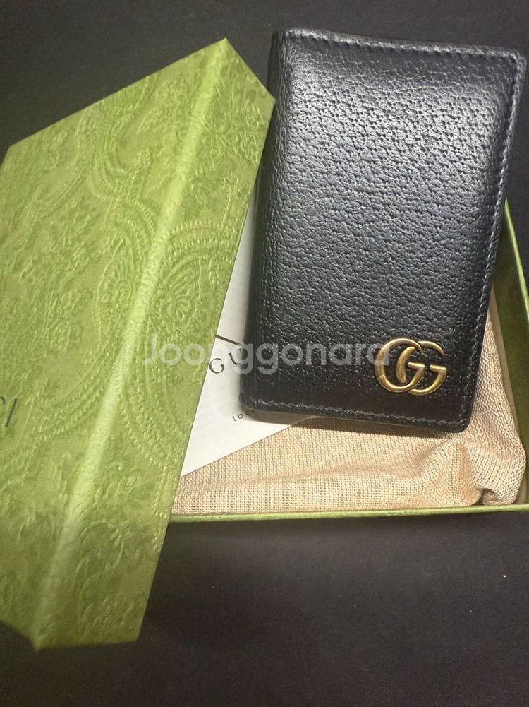 구찌 GG 마몬트 폴딩 카드 지갑 풀구성--0