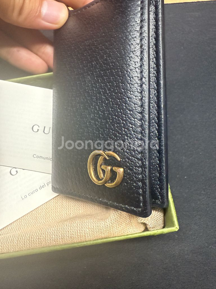 구찌 GG 마몬트 폴딩 카드 지갑 풀구성--2