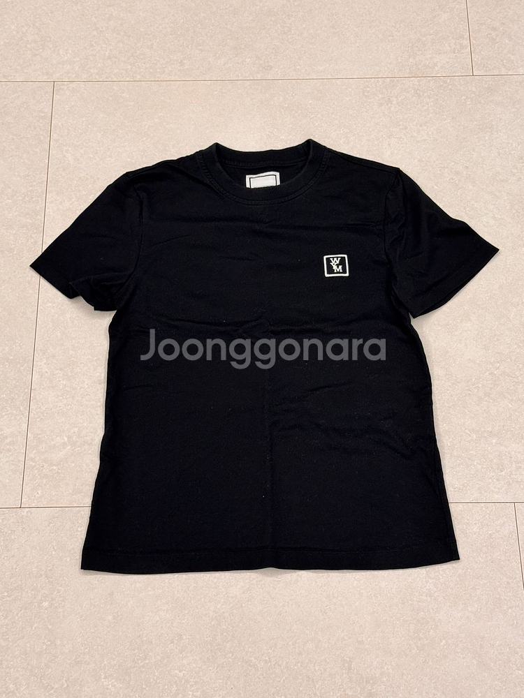 정품 우영미(WOOYOUNGMI) 반팔 블랙 34사이즈--1