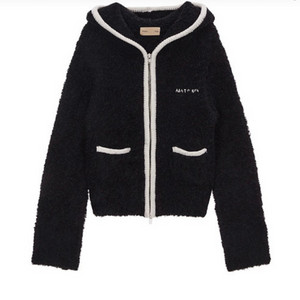 마뗑킴 라인 포인티드 후디 집업 가디건