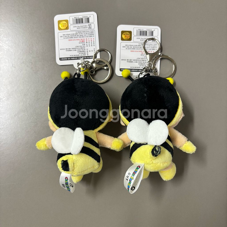 크레용 신짱 꿀벌 짱구 인형 키링 8cm(새상품)--1