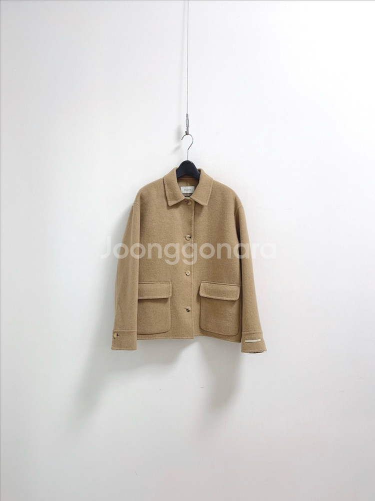 블러쉬 카멜 핸드메이드 자켓--0