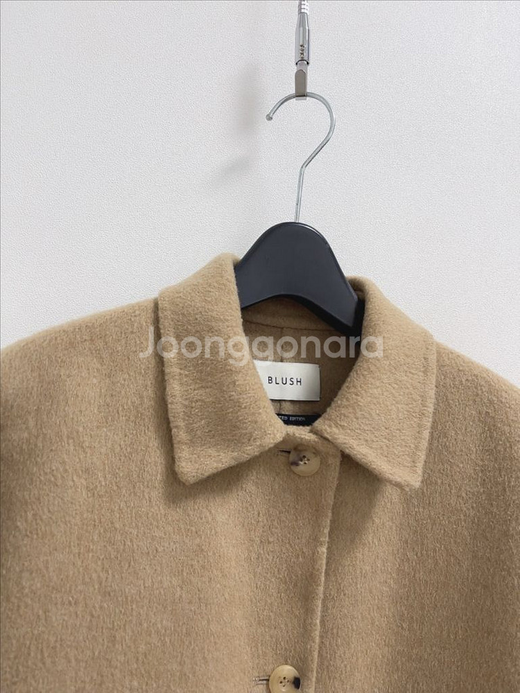 블러쉬 카멜 핸드메이드 자켓--1