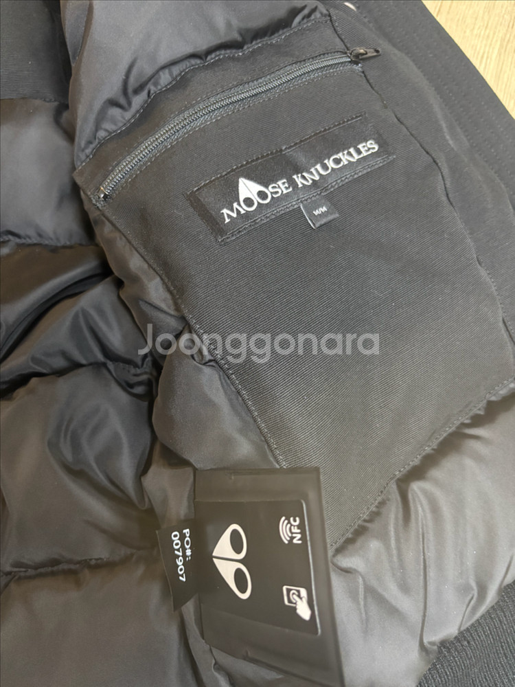 무스너클 여성 후드 패딩 베스트 조끼 M--6