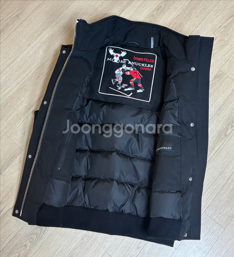 무스너클 여성 후드 패딩 베스트 조끼 M--7