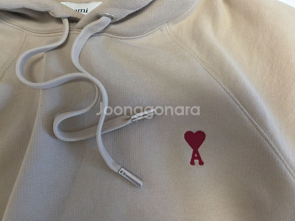 AMI 아미 스몰하트 후드티(정품)--2