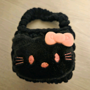 헬로키티 뜨개 미니파우치