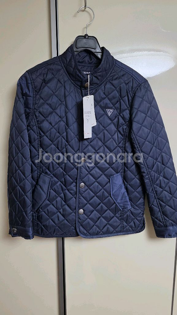 게스키즈 간절기용 경량자켓 진네이비 145--0