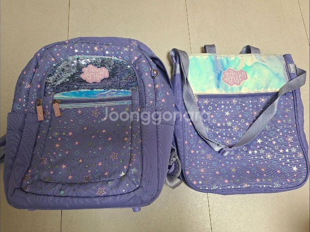 피터젠슨 책가방&신발주머니 세트--1