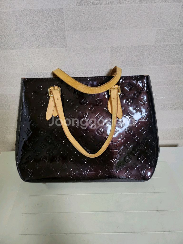 루이비통 다미에 캔버스 핸드백--0