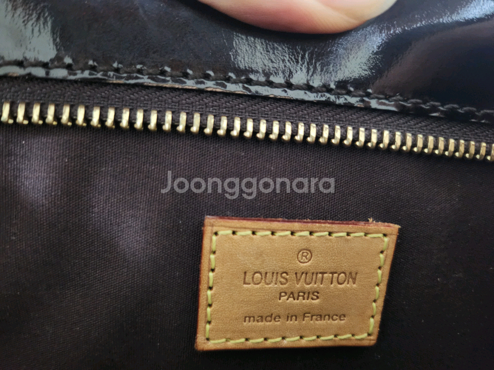 루이비통 다미에 캔버스 핸드백--1