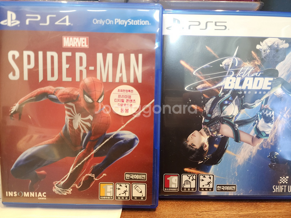 PS5 스텔라 블레이드 , 스파이더맨 판매합니다--0