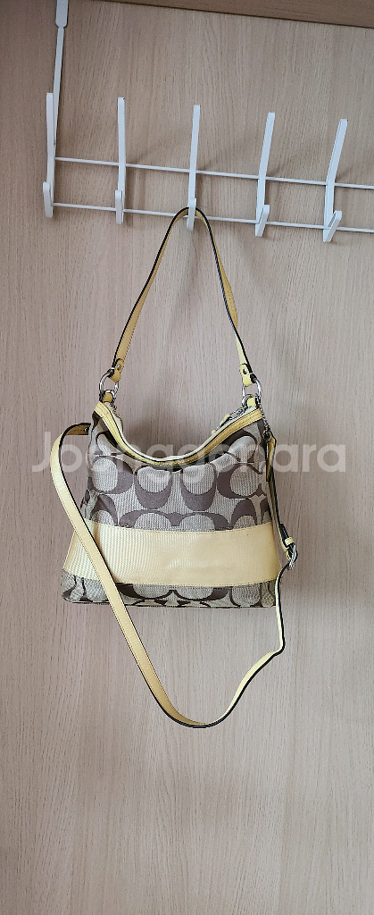 코치 시그니처 호보백/코치가방/투웨이백/코치--3