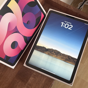 아이패드 에어4 wifi 64GB 로즈골드 S급 풀박스 39만