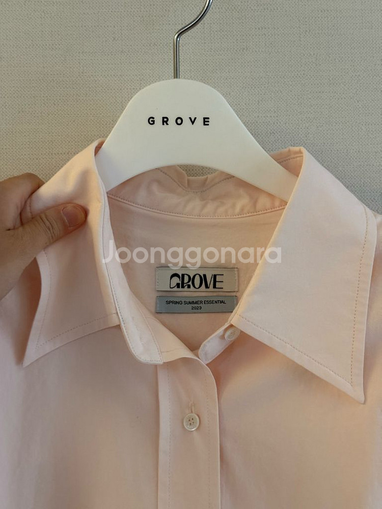 그로브 grove 셔츠 pink--3