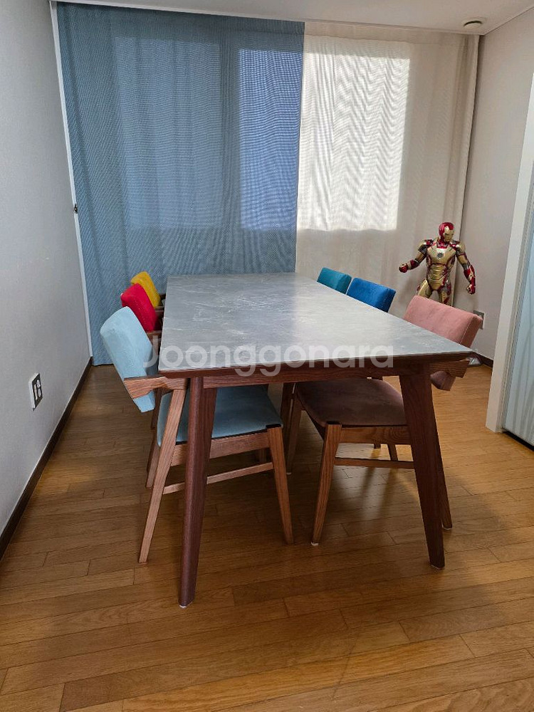 토레 포세린 세라믹 6인 식탁세트--0