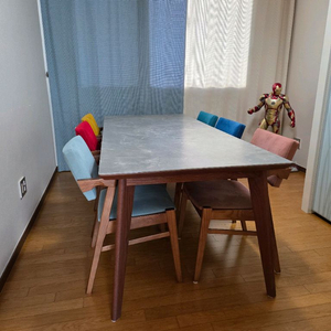 토레 포세린 세라믹 6인 식탁세트