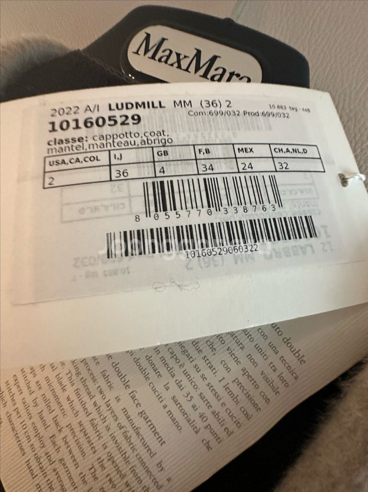MaxMara 루드밀라 36사이즈 카샤 색상 새상품입니다--2