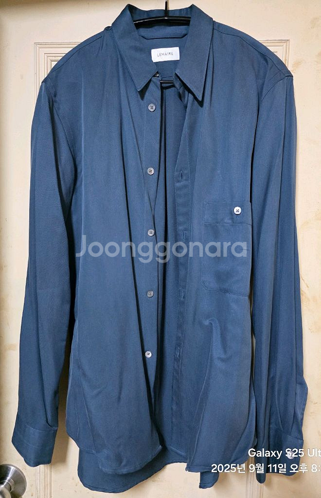 LEMAIRE 실크 셔츠 46--0