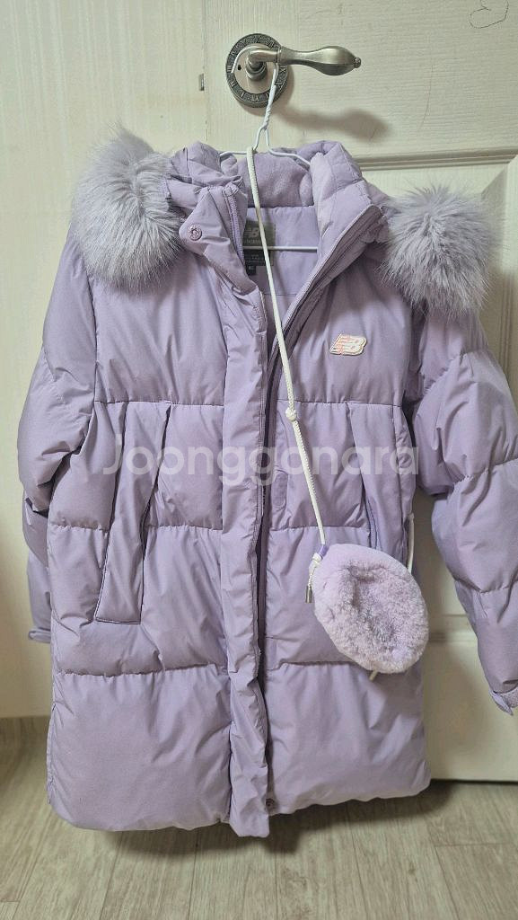 뉴발란스키즈 소프트 미디다운 덕다운 여아패딩--0