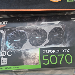 INNO3D RTX 5070 3X OC 미개봉 신품 그래픽카드