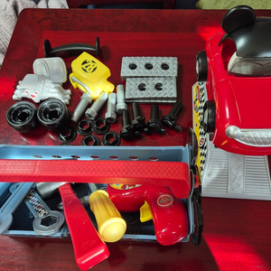 미키마우스 자동차 정비 공구 놀이세트