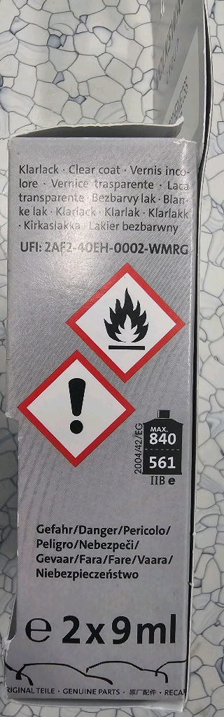 아우디 a6 c8 글레이셔 화이트 순정 붓펜 팔아요--1