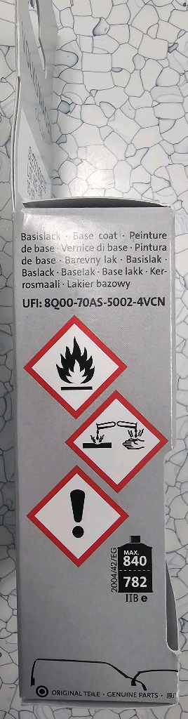 아우디 a6 c8 글레이셔 화이트 순정 붓펜 팔아요--2