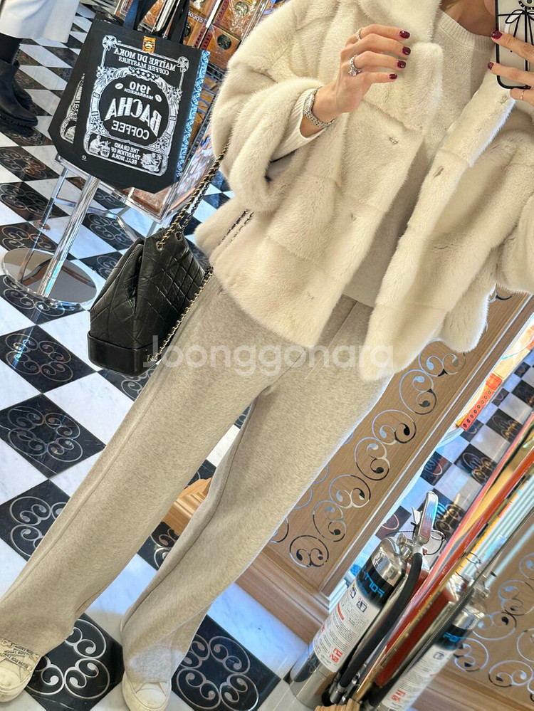 디어로즈 캐시미어 니트 + 팬츠 셋업 수입의류--2