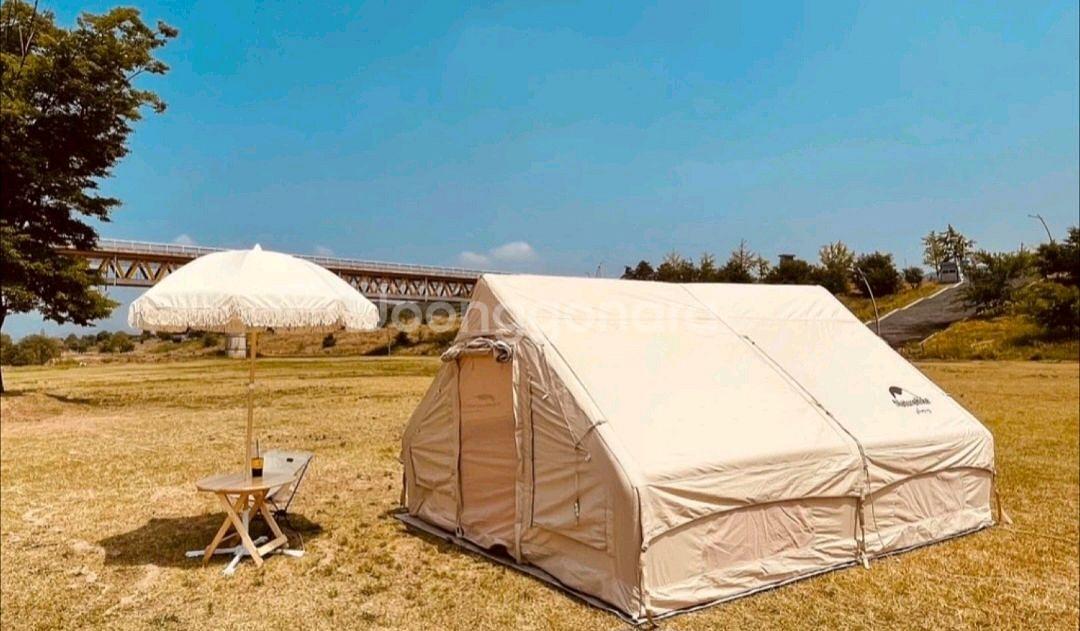 (최종금액)(풀세트) 네이처하이크 12.0 에어텐트+방수포+펌프+팩+이너매트+ 카페트+전용 파티션 커튼까지~ 풀세트--1