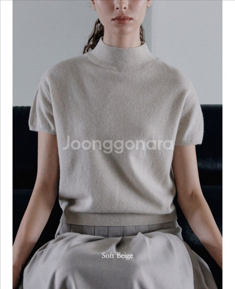 엘로주 Taja Cashmere Knit 니트 소프트베이지--3